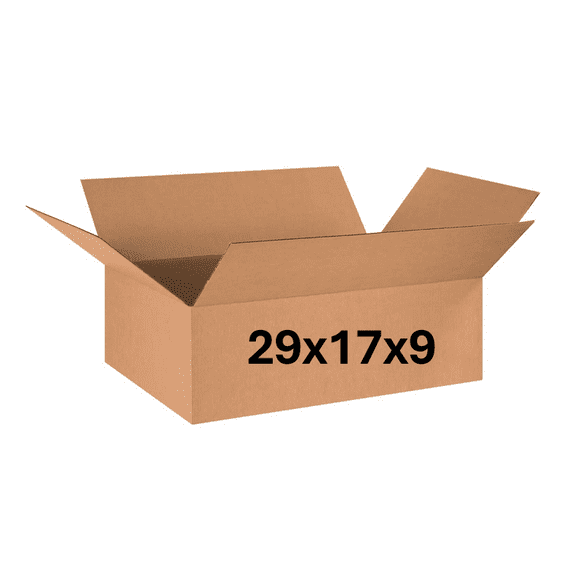 29x17x9 (200 lb strength) | SINGLE CARDBOARD BOX