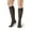 Black, variant on Ames Walker AW Style 200 Medical Support Closed Toe 20-30 mmHg Firm Compression Knee High Stockings Beige XXLarge