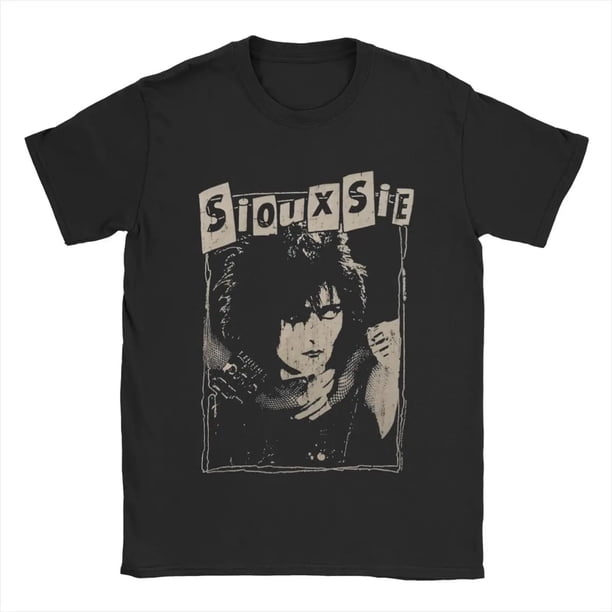 Siouxsie Sioux Susan Janet Ballion camisetas ropa de calle hombres mujeres manga corta algodón de gran tamaño versátil Harajuku Unisex Tops