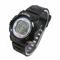 TIHLMK Watch for Youngster Led Light Wrist Watch Alarm Date Digital Multifunction Sport