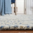 thumbnail image 4 of SAFAVIEH Micro-Loop Cornelius Floral Area Rug, Blue/Ivory, 2' x 3', 4 of 8