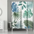 thumbnail image 2 of Creative Products Tropical Leaf Variety 5 71x74 Shower Curtain, 2 of 7
