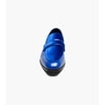 thumbnail image 3 of Stacy Adams Spratley Moc Toe Saddle Slip On Dress Shoes Royal 25686-432, 3 of 7