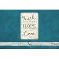 thumbnail image 3 of Metal Tin Signs Faith Hope Love Home Decor Plaque Poster for Room Beer Garage Patio Indoor Decorative Wall Sign 8 x 12 inches, 3 of 4