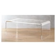 thumbnail image 2 of Heavenly Collection Small Clear Acrylic Coffee Table, 2 of 3