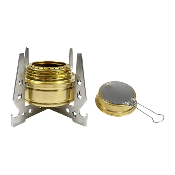 MAGIDEAL Alcohol Furnace Alcohol Furnace Camping Furnace Ultralight Camp Furnace Spirit Burner for BBQ Family Gatherings Beach Garden