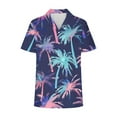 thumbnail image 6 of QUNYINEY Casual Button Down Shirts for Women Trendy Hawaiian Short Sleeve Collared Tops Summer Beach Loose Tops for Women, 6 of 6