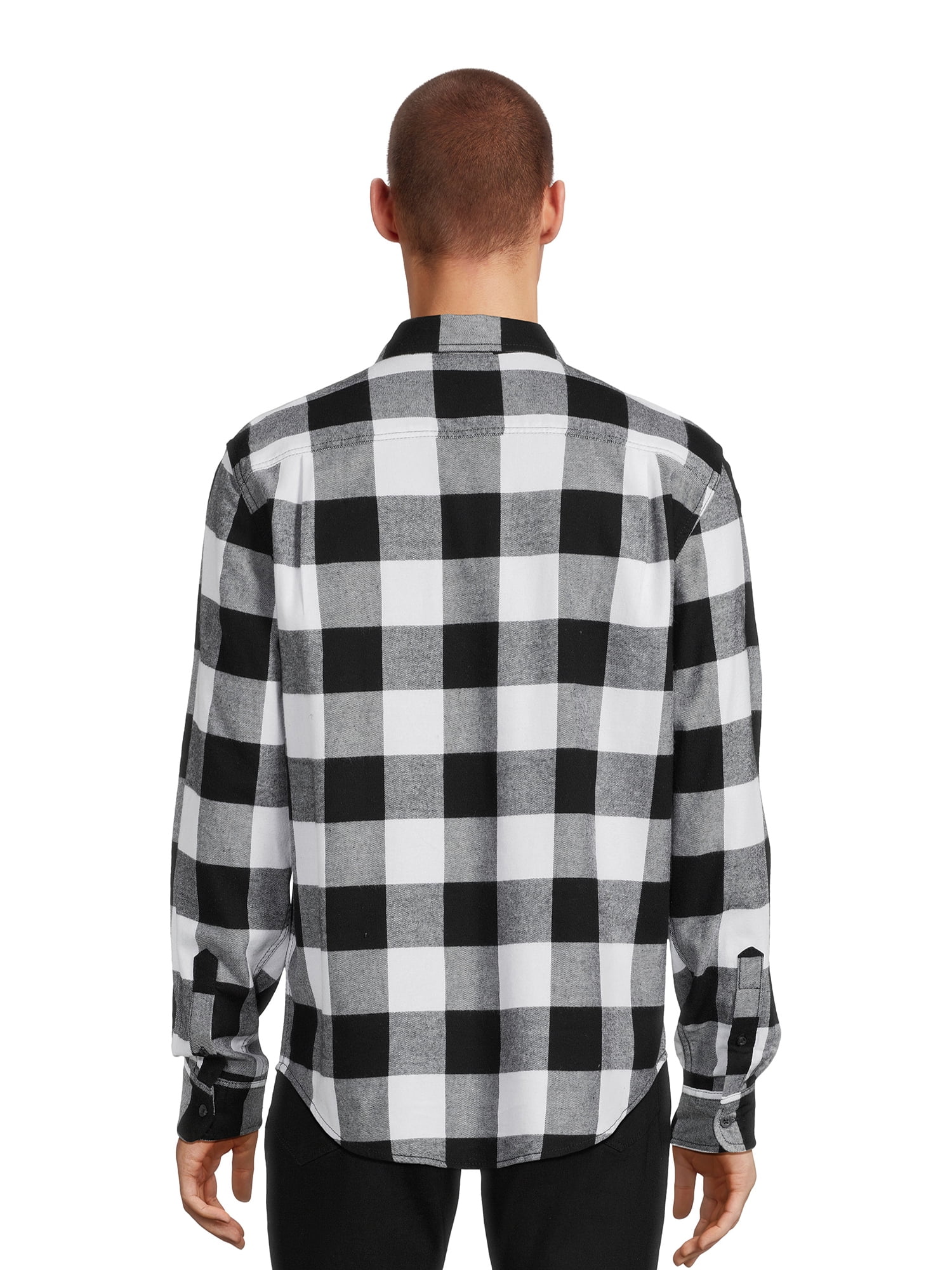 George Men's Long Sleeve Flannel Shirt, Sizes XS-3XLT