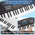 thumbnail image 2 of Teclado de piano M SANMERSEN de 37 teclas con micrófono para niños de 3 a 5 años, 2 of 8