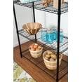thumbnail image 4 of Honey-Can-Do 5-Tier Heavy-Duty Adjustable Shelving Unit With 350-lb Shelf Capacity, Black,Shelves & Shelf Units Black,Steel, 4 of 10