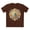 Dark Chocolate, variant on Medallion Shirt, Shirt with Medallion, Tee Shirt with Medal