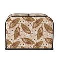 thumbnail image 2 of Uemuo Corn 5 Print Toaster Cover 4 Slice, Small Kitchen Appliance Covers, Toaster Oven Cover with Loop, Bread Machine Cover Dust Cover Protection, 2 of 7