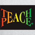 thumbnail image 3 of CafePress - Teach Peace Zip Hoodie - Zip Hoodie, Classic Hooded Sweatshirt with Metal Zipper, 3 of 4