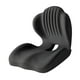thumbnail image 4 of Cojín para silla de oficina con soporte lumbar, cómodo cojín de espuma viscoelástica para asiento y respaldo, almohadilla para silla de juego de coche Negro, 4 of 8