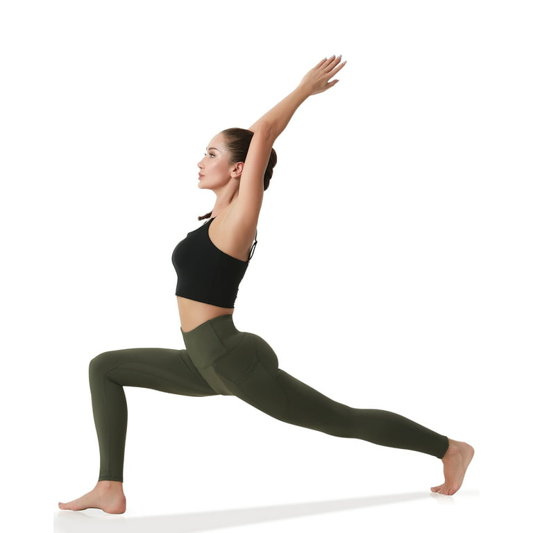 Kyodan Womens High Waisted Tummy Control Yoga Leggings 28 Inseam