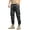 Gray, variant on Vedolay Men's Pants Men's Solid Cargo Pants Loose Side-Elastic Stacked Pants Casual Multiple Pockets Outdoor Straight Type Fitness Pants,Black L