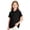 11# Black, variant on Girls Collared School Uniform Polo Shirts Kid Short Sleeve Pique Polo Shirt,Hot Pink 150