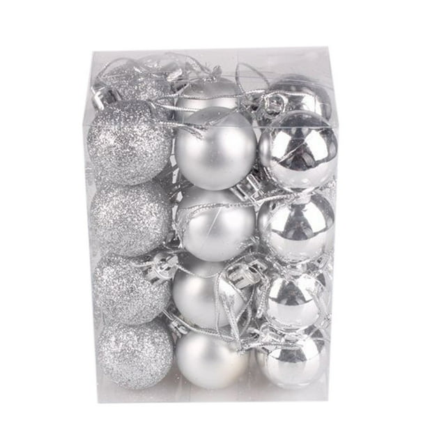 DPTALR 30mm Christmas Xmas Tree Ball Bauble Hanging Home Party Ornament Decor
