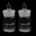 thumbnail image 2 of Frascos de pesaje de vidrio surtidos Cristalería de laboratorio de forma baja - Transparente, 40×25 mm 25 × 40mm Sunnimix Botella de pesaje con tapa, 2 of 8
