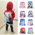 thumbnail image 3 of Frozen De Dibujos Animados No Tejido Bolsa De Tela Con Cordón Mochila Fiesta De Cumpleaños Botín Golosinas, 3 of 4