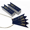 thumbnail image 3 of Inkdotpot Real Gold Foil Made With Love Text Tags Favor Hang Paper Tags 100 Pieces, 3 of 6