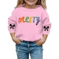 thumbnail image 3 of Kiijoy Big Girls Christmas Sweatshirt Soft Cozy Pullover Casual Crewneck Sweatshirt, 3 of 3