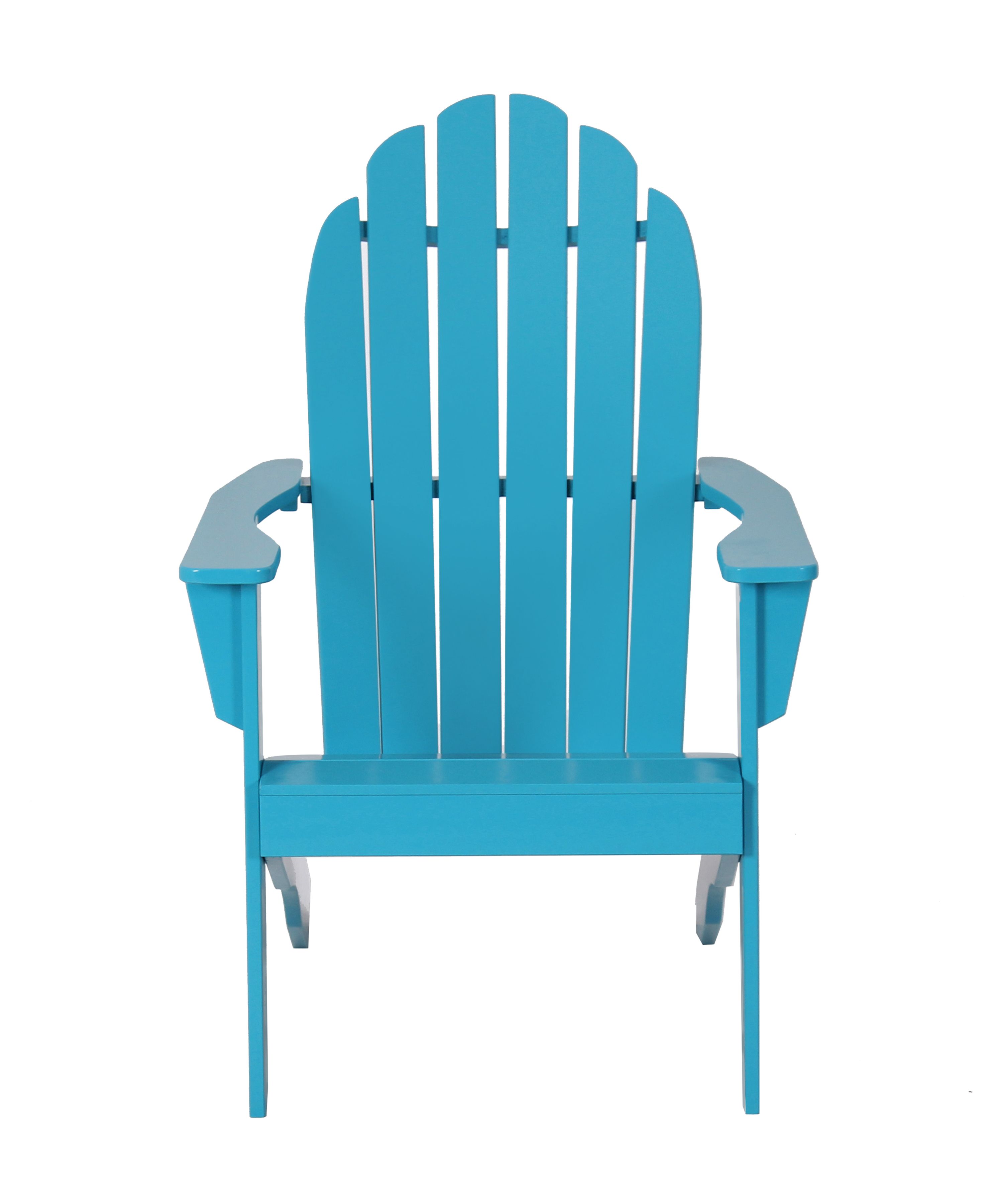 Mainstays Rubberwood Adirondack Chair - Turquoise - image 2 of 8