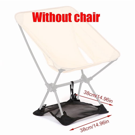 Folding Chair Anti-Collapse Mat Lightweight Sinking Prevention Pad Collapsible Non-Slip Mat for Camping Beach Picnic Backpacking