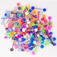 thumbnail image 1 of 20, 50 Ou 100 Anneaux de Langue Assortis - Parfaits pour Petits Magasins Ou Individus, 1 of 1