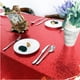 thumbnail image 2 of Mantel brillante de lentejuelas Bling para decoración de bodas / / fiestas / rojo Soledad Falda de mesa decorativa casera, 2 of 10
