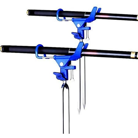 2 Pack-Rod Pole Holders For Bank Fishing，Fishing Rod Holder Ground，360  Degree Adjustable，Folding Catfishing Equipment 