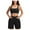 Black, variant on Active Women's Cotton Blend Yoga and Running Short(Black,XL)