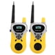 thumbnail image 1 of Walkie Talkie bidireccional de largo alcance para chico s, 2 uds., juego de simulación, juguetes para chico, regalo (amarillo), 1 of 14