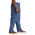 thumbnail image 3 of Harbor Bay by DXL Men's Big and Tall Rugged Loose-Fit Jeans, Medium Wash, 48W X 30L, 3 of 8