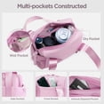 thumbnail image 3 of Maoww Polyester Fitness Tote Bag With Adjustable Shoulder Straps And Rope Loops Fitness Bag Is Designed black, 3 of 6