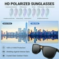 thumbnail image 4 of Smart Photochromic Polarized Sunglasses For Outdoor Sports Lightweight Unisex Adult Glasses, 4 of 7
