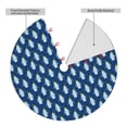 thumbnail image 2 of Lsque Beautiful King Penguin Pattern Print Christmas Tree Skirt, Tree Skirt with Ties or Velcro, Perfect for Holiday Decorations, Halloween, and New Year-30", 2 of 7