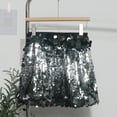 thumbnail image 2 of Colorful Sequin Sparkly Skirt Sexy Hottie Party Wear Women Fashion Elegant Shiny Mini Skirt for Night Out Club, 2 of 2
