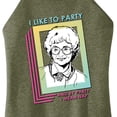 thumbnail image 3 of Golden Girls - Party Nap - Juniors High Neck Tank Top, 3 of 5