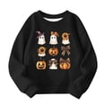 thumbnail image 4 of Enjoytime Halloween Kids Sweatshirts Boys Girls Ghost Print Long Sleeve Pullover Tops Fall Fashion Cute Crew Neck Sweatshirt 1-13 Years, 4 of 6