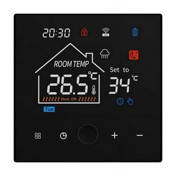 Tuya Smart Home Wifi Temperature Remote Controller Wireless Gas Wall Furnace Thermostat,Programmable Underfloor Heating1 * Temperature Remote Controller