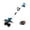 10Cell Two Charges, variant on davian Electric Tiller Cultivator Foldable Versatile Soil Agricultural Soil Turning Gardening Tool Garden Tiller for Yard Greenhouse 15Cell Two Charges