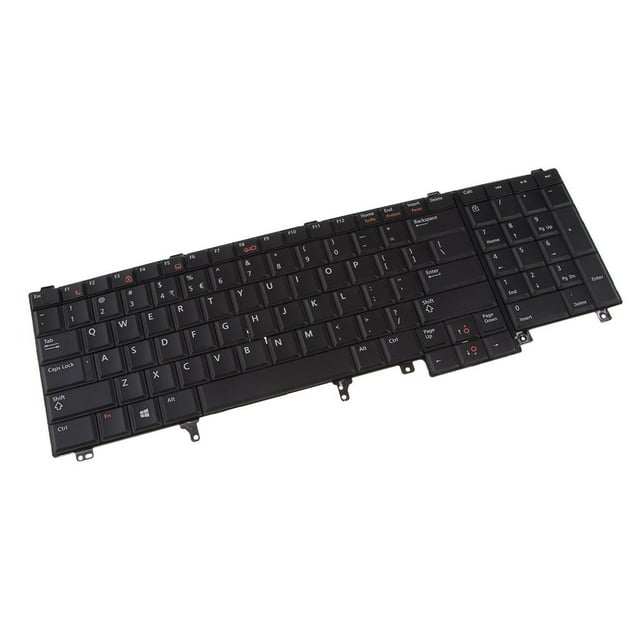 Teclado CUTICAT para computadora portátil Latitude E6520 E6530 E6540 E5520 E5530 EE. UU. Disposición Teclado ABS