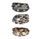 thumbnail image 3 of Brazalete de cuero ajustable Sonducket magnética Multi-capas negro, 3 of 4