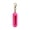 B, variant on Lip Balm Holder Keychain - Silicone Mini Lipstick Case Charm with Gold Lobster Clasp, Compact Size, Portable Design for Bag Decor, Beauty Gift & Daily Accessory