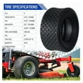 thumbnail image 2 of 23x10.50-12 Lawn Mower Turf Tires 4 Ply 23x10.5x12 Lawn & Garden Mower Tractor Golf Cart Tires Set of 2, 2 of 9