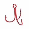 thumbnail image 1 of 20pcs 3 Claw Strong Sharp Round bend Metal Fishing Hooks Outdoor Tuna Triple Treble Angling Barbs, 1 of 7