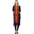 thumbnail image 3 of Phagun Tunique de Créatrice en Coton Indien pour Femme, Ourlet Asymétrique, Kurti, Tenue Décontractée, Kurta, 3 of 8