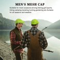 thumbnail image 7 of Minzimin Men's Mesh Cap Breathable Summer Newsboy Hat Adjustable Beret Cabbie Driving  Hats, 7 of 7