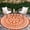 0range, variant on 6Ft Round Outdoor Rug for Patio Reversible Mat Boho Circle Indoor Outside Area Rug Waterproof Plastic Straw Rug for RV Camping Picnic Pool Tent Beach Deck Balcony Doormats Decor, Black